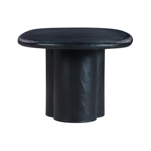 Faux Plaster Oval Dining Table