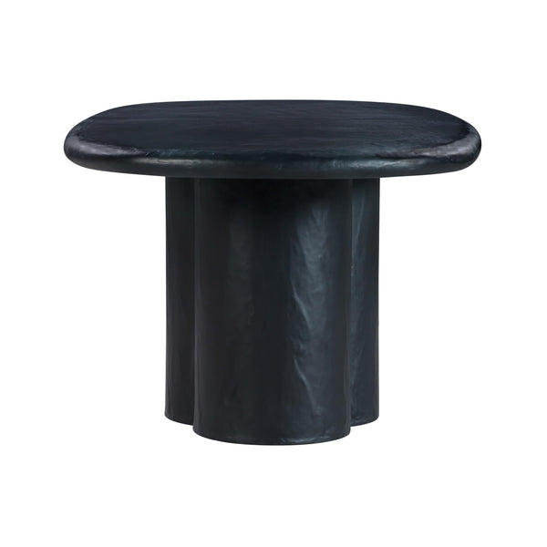 Faux Plaster Oval Dining Table