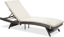 Outdoor Patio Chaise Lounge Set with Adjustable Backrest & Cushions