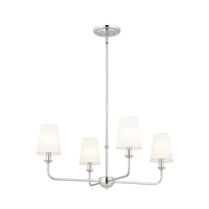 4-Light Mini Chandelier – Metal Ceiling Light Fixture