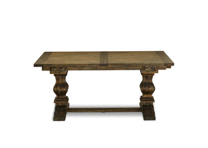 9-Piece Dining Table Set with Removable Leaf and 8 Parson Chairs