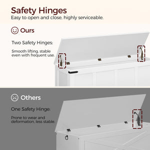 Storage Chest with Safety Hinges & Shoe Bench