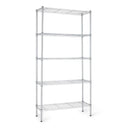 5-Shelf Adjustable Heavy Duty Steel Wire Storage Rack