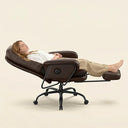 Reclining Chaise Lounge Chair with Footrest & Lumbar Support