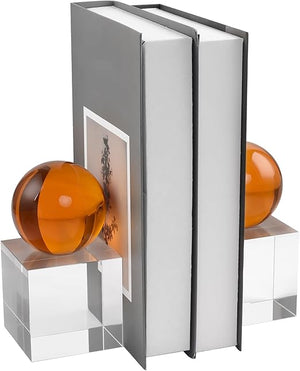 Crystal Bookends Set of 2 with Gift Box