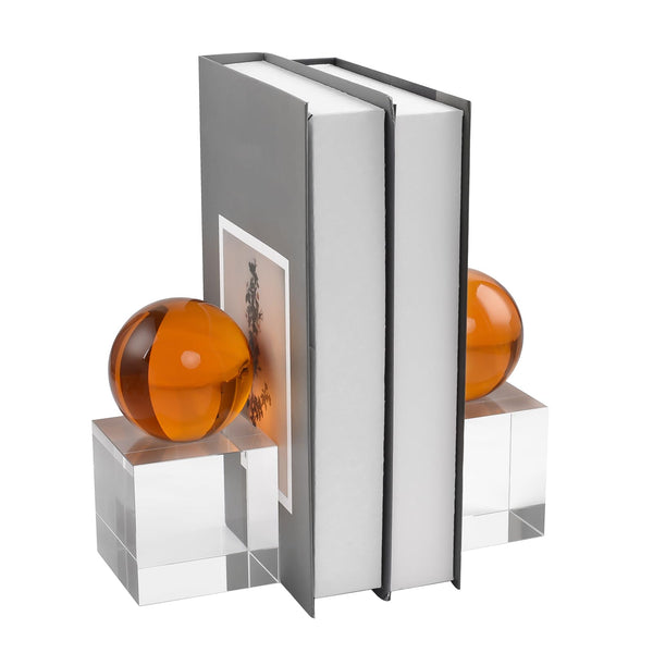 Crystal Bookends Set of 2 with Gift Box