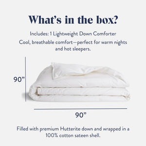 Lightweight Down Comforter Twin/Twin XL