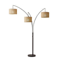 Triple Shade Arc Floor Lamp
