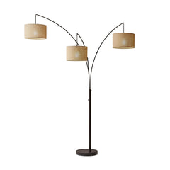 Triple Shade Arc Floor Lamp