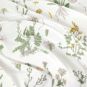 Botanical Comforter Set Queen – 100% Cotton Floral Bedding