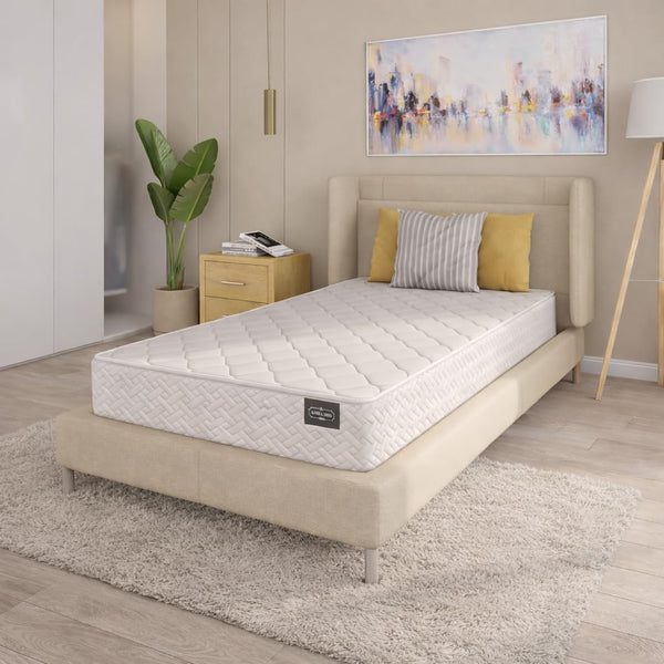 6 Inch Twin Mattress – Hybrid Pocket Coil & Foam, Euro Top, Firm Support