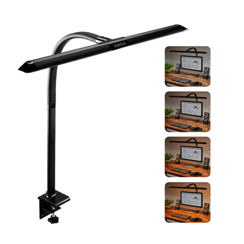 Sliding Flex Clamp LED Desk Lamp