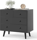 4-Drawer Chest Storage Cabinet with Anti-Tipping Device