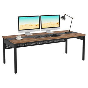 Large Executive Office Desk 70.8 Inch with Privacy Panel