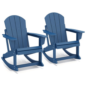 HDPE Adirondack Rocking Chair – Outdoor Porch Rocker