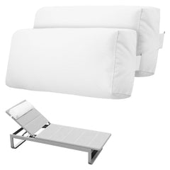 Pool Chaise Lounge Headrest Pillow Set of 2