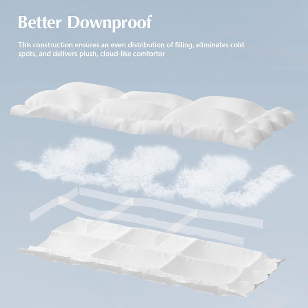 All Season Down Comforter – 3D Baffle Box, RDS Certified