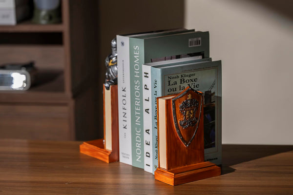 Medieval Armored Warrior Bookends