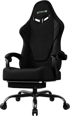 Big and Tall Ergonomic Gaming Chair with Footrest & Lumbar Support