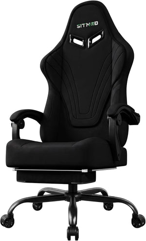 Big and Tall Ergonomic Gaming Chair with Footrest & Lumbar Support