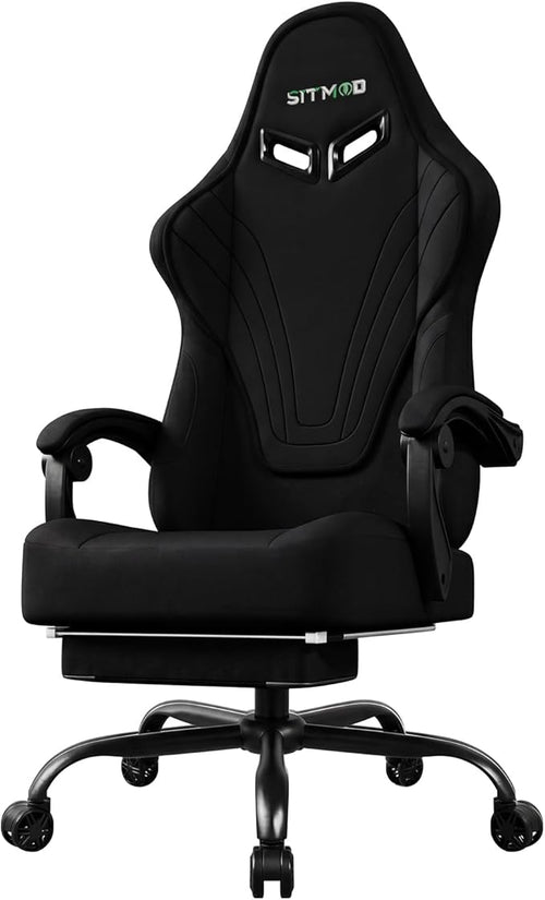 Big and Tall Ergonomic Gaming Chair with Footrest & Lumbar Support