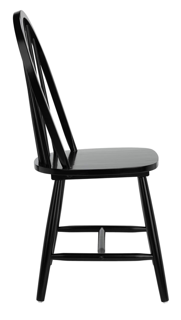 Windsor Farmhouse Dining Chairs Set of 2 – Spindle Back Solid Wood