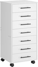 7-Drawer Mobile File Cabinet
