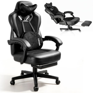 Ergonomic Gaming Chair with Mesh Back & Lumbar Support