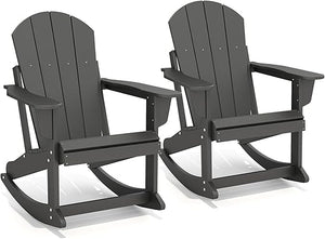 HDPE Adirondack Rocking Chair – Outdoor Porch Rocker