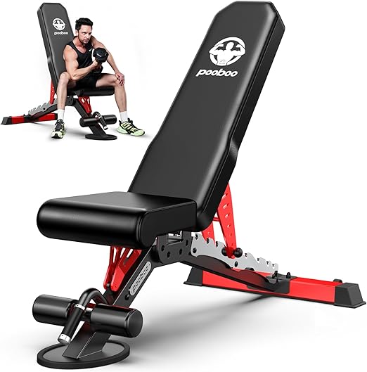 Adjustable Weight Bench – Flat, Incline & Decline, 1500 LBS Capacity