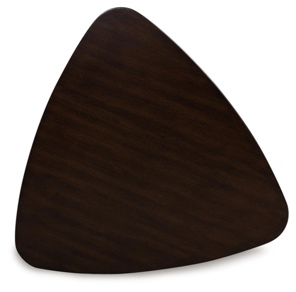 Triangle Dining Table with Tapered Legs