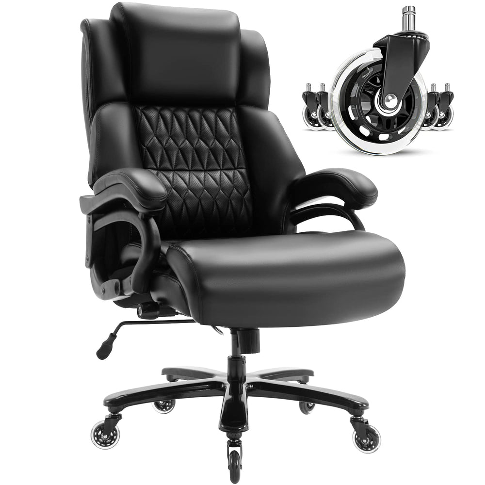 High Back Big & Tall Executive Office Chair – 400 lbs Capacity