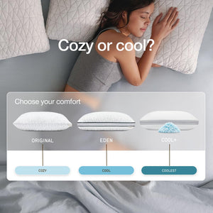 Adjustable Memory Foam Bed Pillow – Queen & King