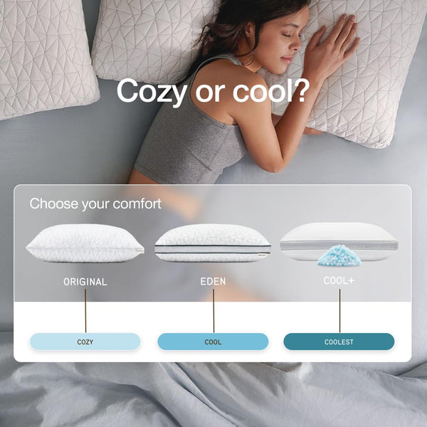Adjustable Memory Foam Bed Pillow – Queen & King
