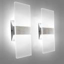 Modern LED Wall Sconce – Hardwired Up Down Light