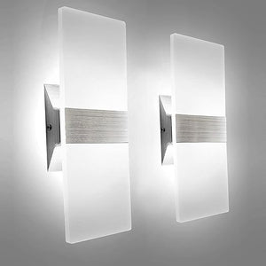 Modern LED Wall Sconce – Hardwired Up Down Light