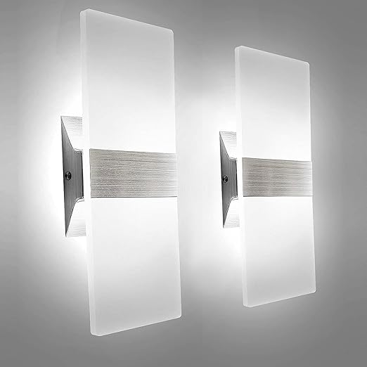 Modern LED Wall Sconce – Hardwired Up Down Light