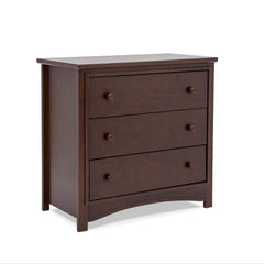 3-Drawer Dresser with Changing Top and Interlocking Drawers
