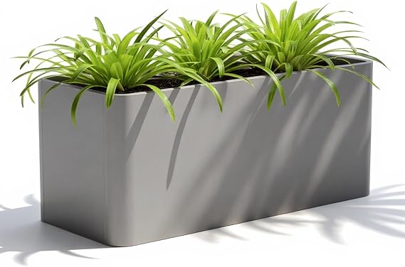 Corten Steel Rectangular Planter Box 36"L x 15"W x 15"H