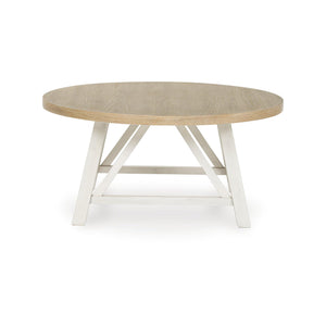 Casual Occasional Table Set of 3 – Antique White & Brown