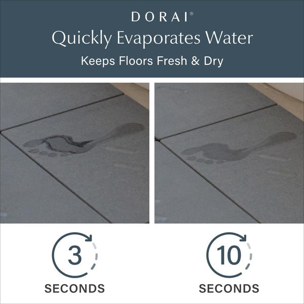 Stone Bath Mat – Quick-Drying Diatomaceous Earth, Non-Slip, Large