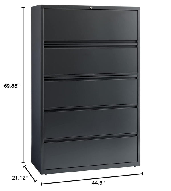 5-Drawer Lateral File Cabinet