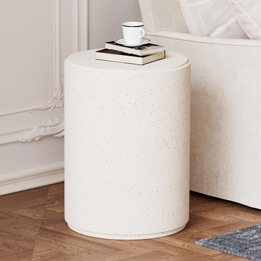 Outdoor Concrete Side Table — MgO Patio Accent Table