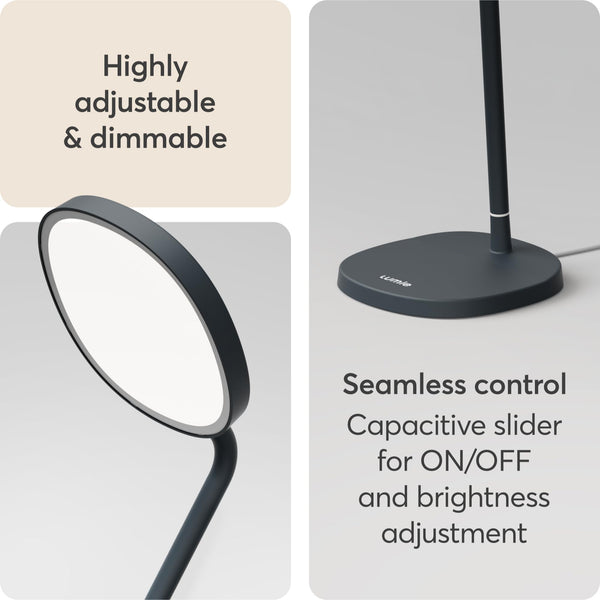 10,000 Lux Adjustable Bright Light Therapy Desk Lamp