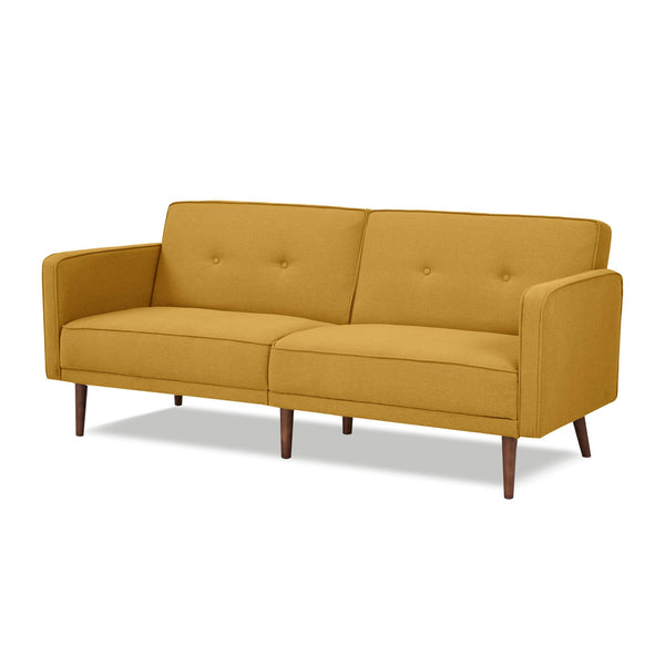 Convertible Sofa Bed with Adjustable Back – 76" Wide Sleeper Sofa