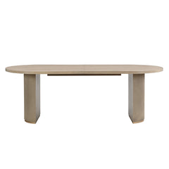 Oval Pedestal Dining Table for 6
