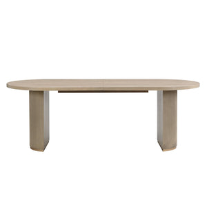 Oval Pedestal Dining Table for 6