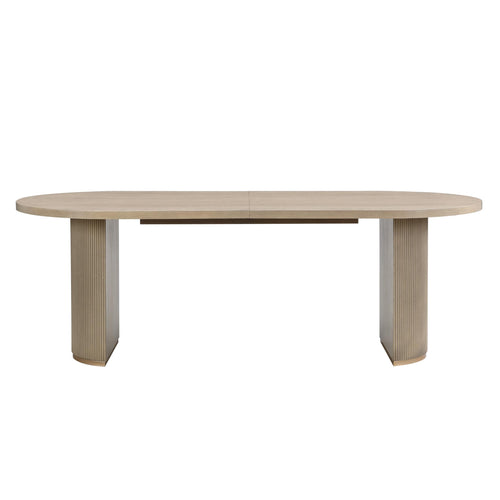 Oval Pedestal Dining Table for 6