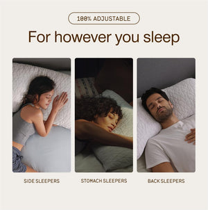 Adjustable Memory Foam Bed Pillow – Queen & King