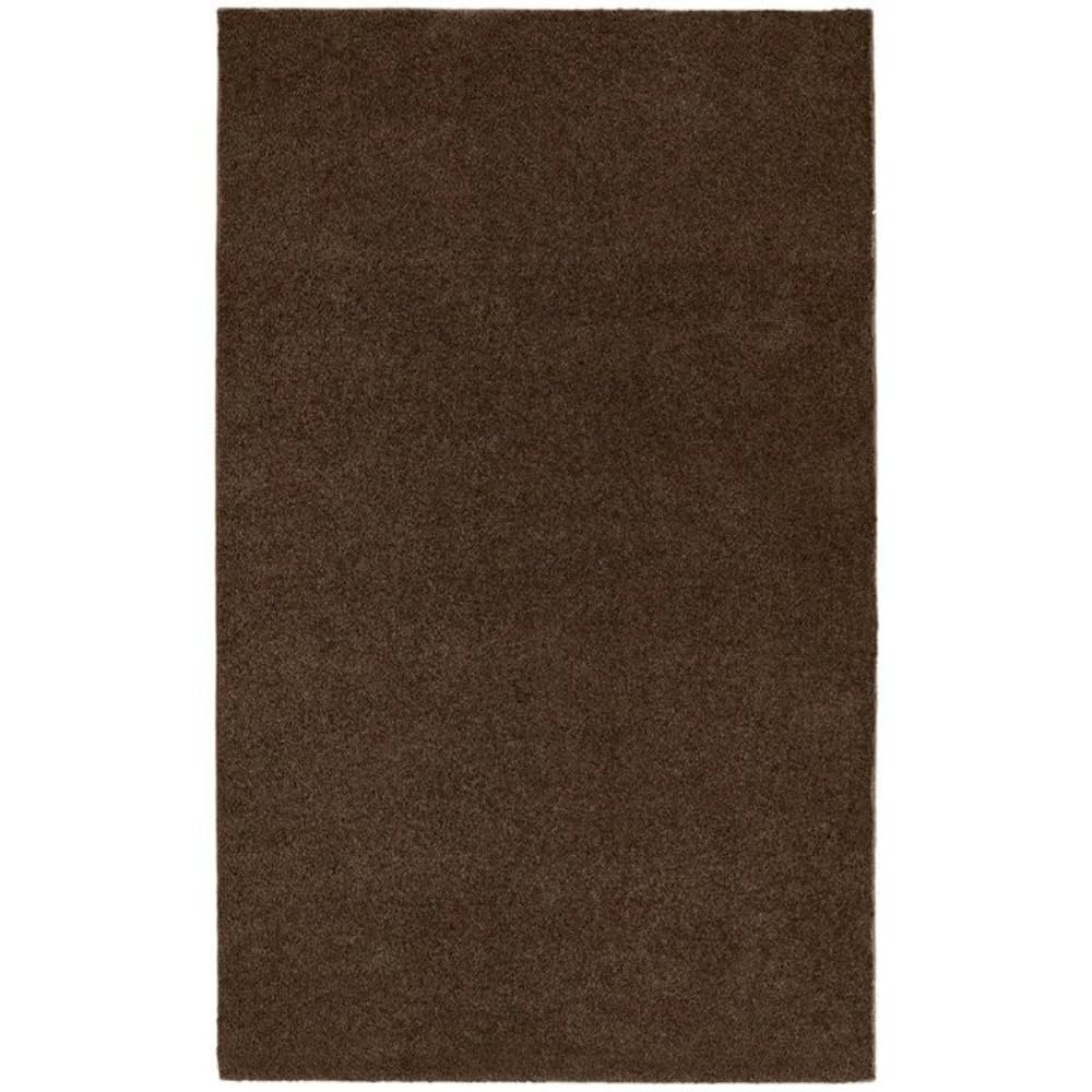 Large Rectangular Bathroom Rug – Chocolate Brown